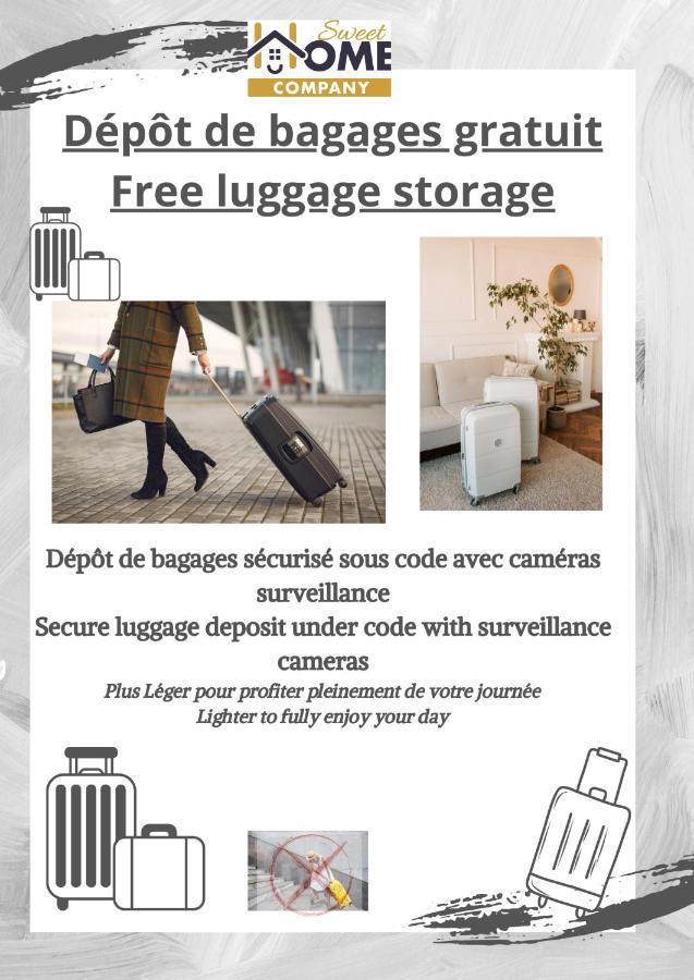 Appart Cosy Hypercentre Blois 5Mn Chateau Parking Voiture Velos Esterno foto